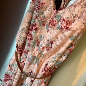 NWOT No Boundaries Floral Dress ~ L